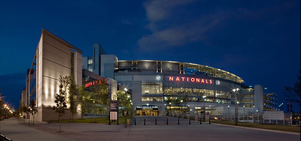 NationalsPark-WashingtonDC-ExteriorNightView