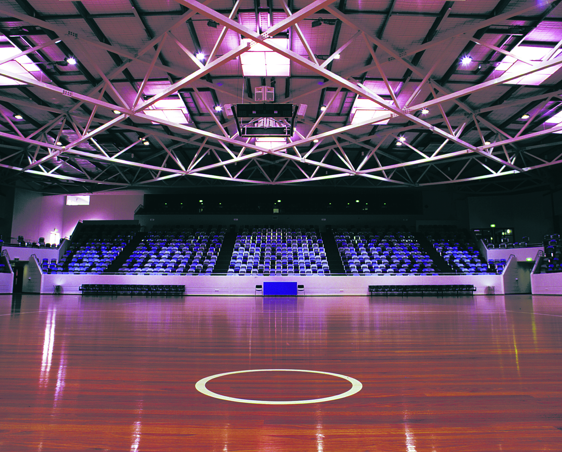 Indoor netball facilities at the State Netball and Hockey Centre