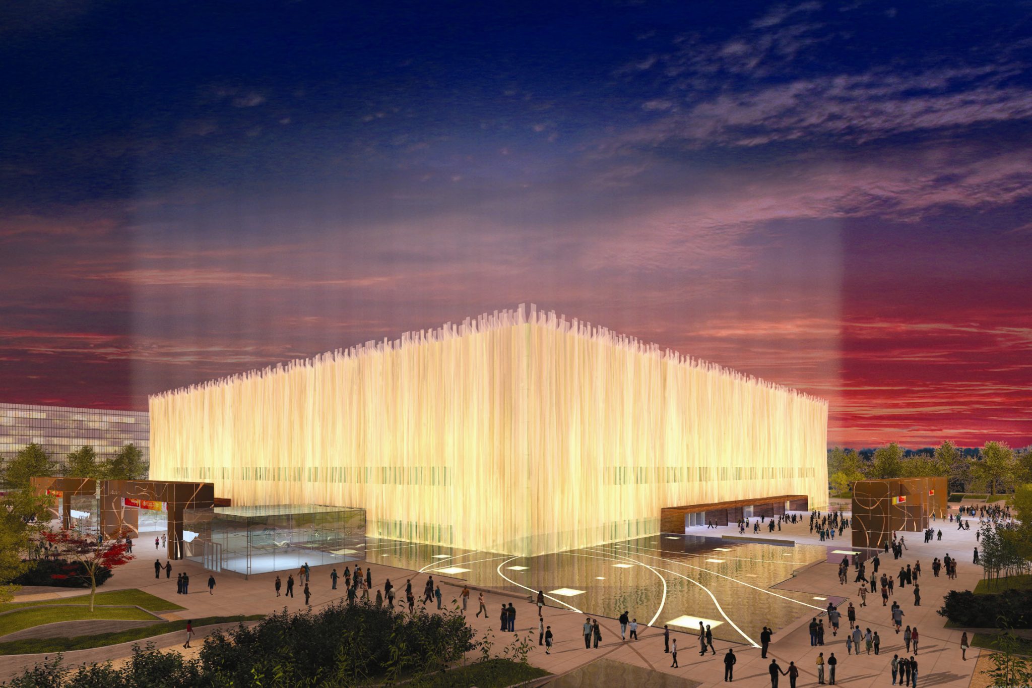 The Wukesong Arena was the official site of the basketball competitions for the 2008 Beijing Olympic Games