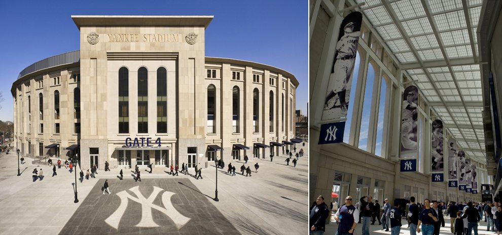 Old Yankee Stadium inspired