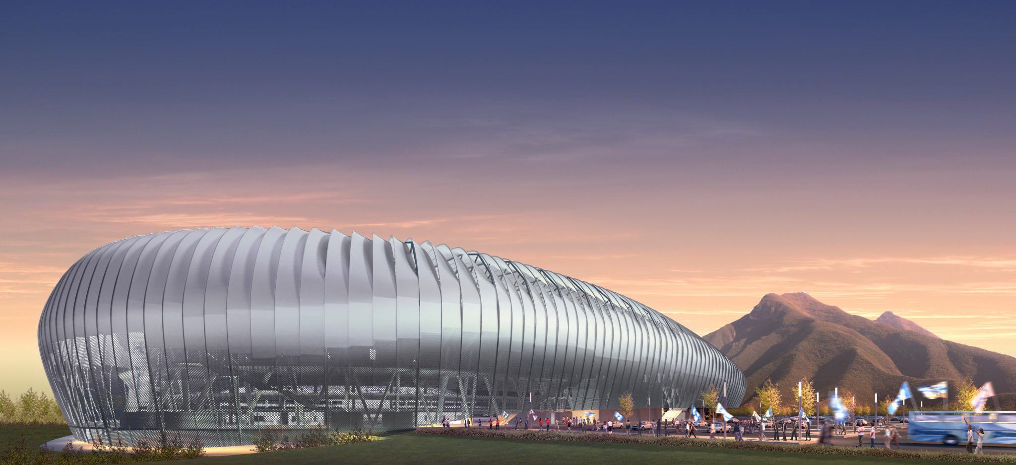 External view of stadium