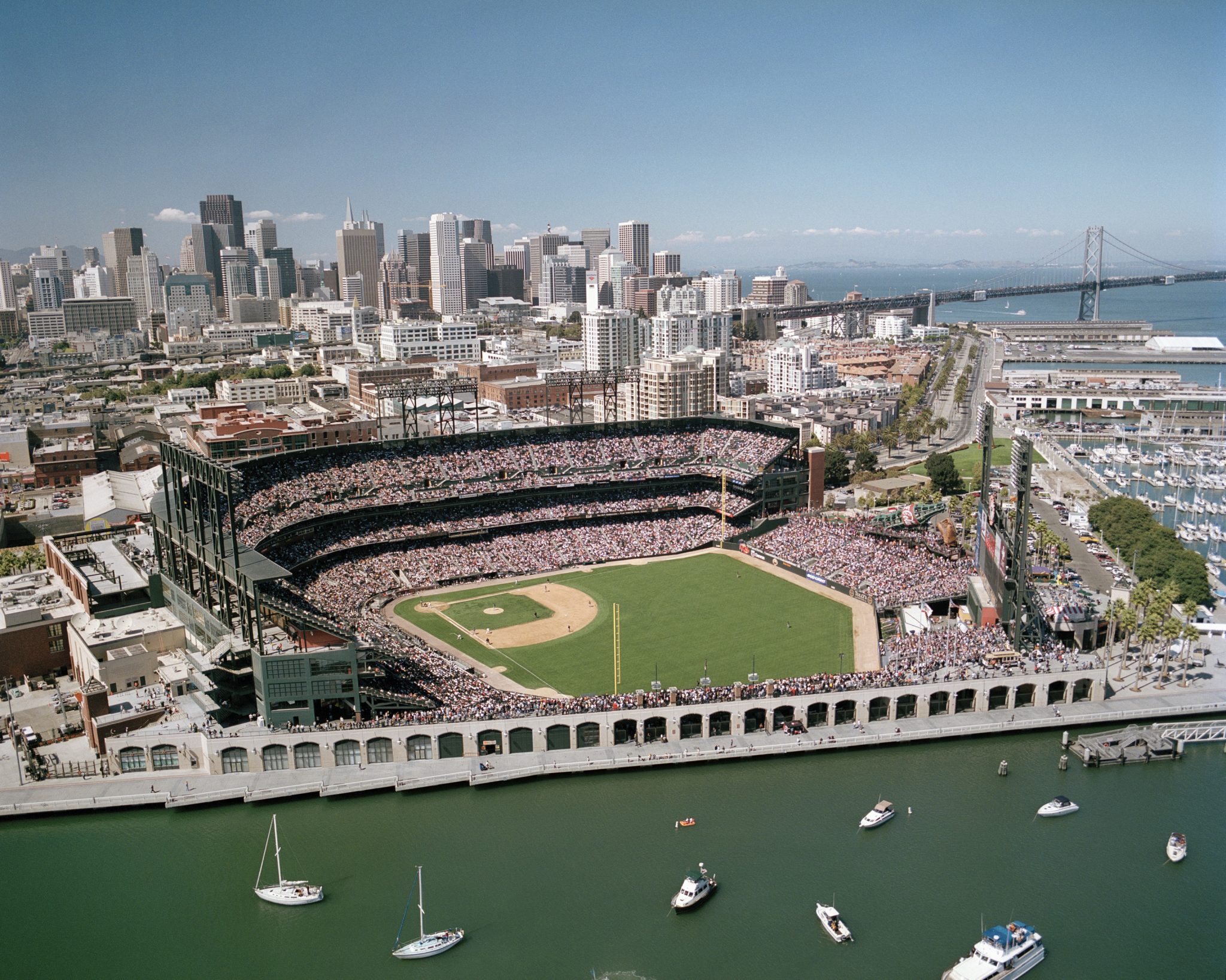 AT&T Park has it all: San Francisco's skyline, the hills of the East Bay & ocean sunsets.