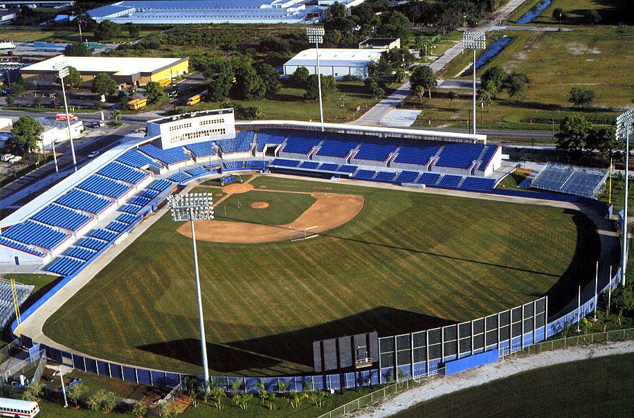 The complex includes an exhibition stadium & minor league practice fields.