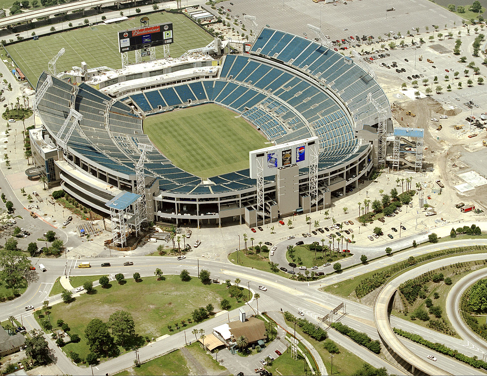 EverBank Field was designed to accommodate NFL & collegiate requirements.