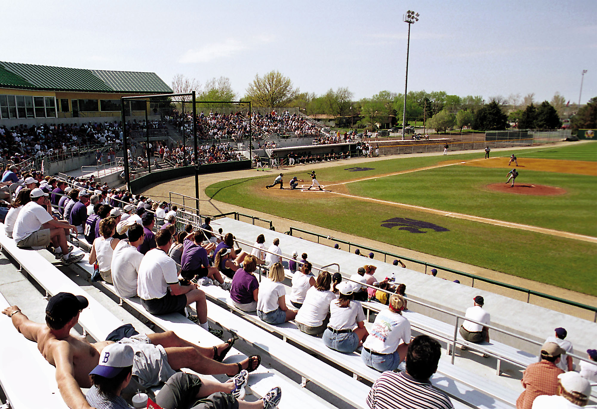 It features a professional quality playing field and 2,200 seats.