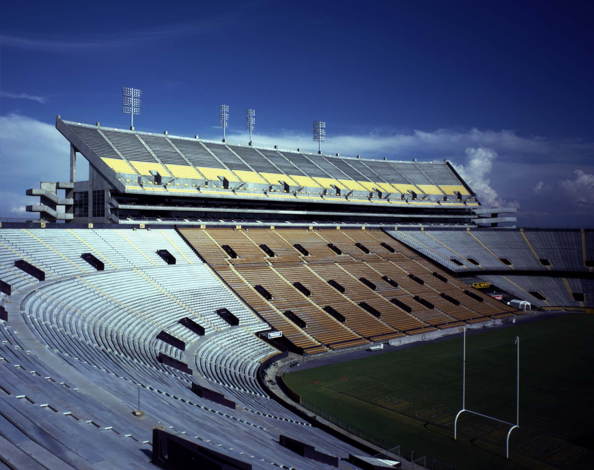 The new upper deck seats more than 9,000.