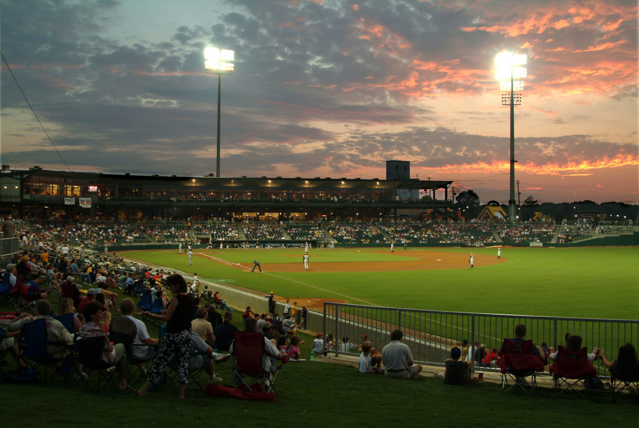 The 6,000-seat facility is located on a 9.5 acre site near the Alabama River.