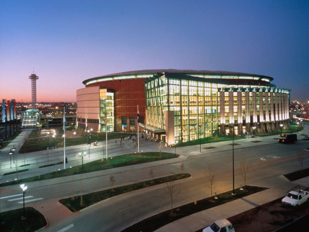 The Pepsi Center is an intimate, 20,000-seat arena near downtown Denver.