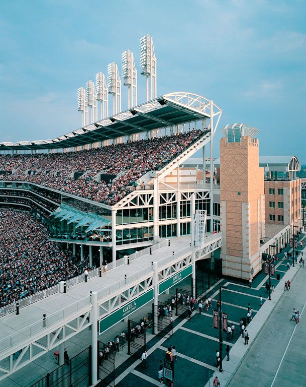 The stadium was honored for its design by the National American Institute of Architects.