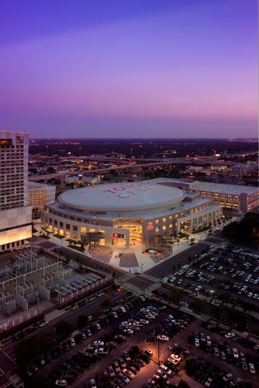 The Toyota Center was designed to spark urban revitalization.