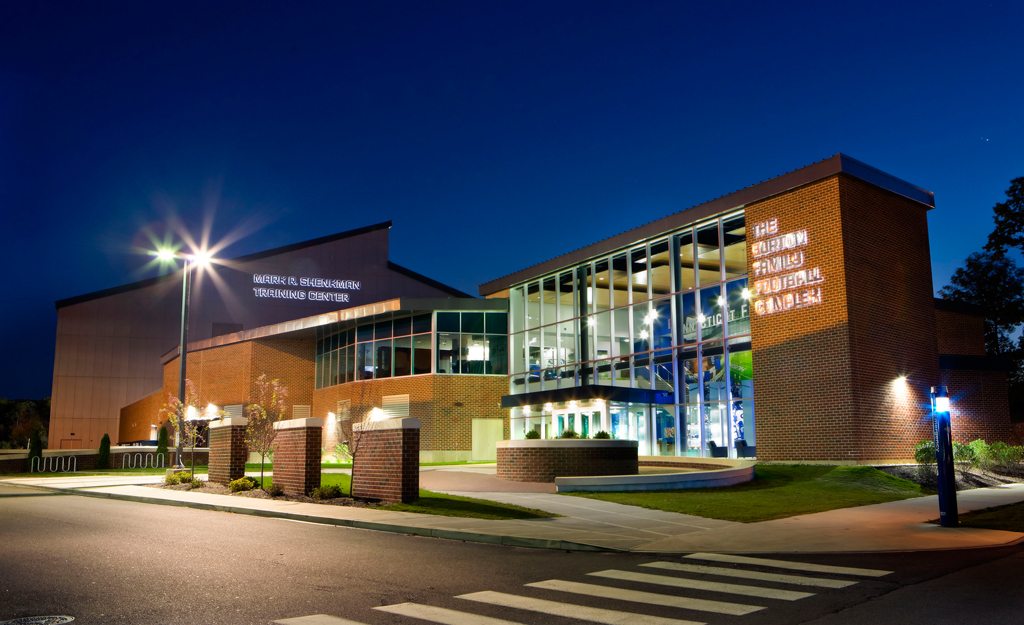 The complex serves as a multi-sport training center for the university.