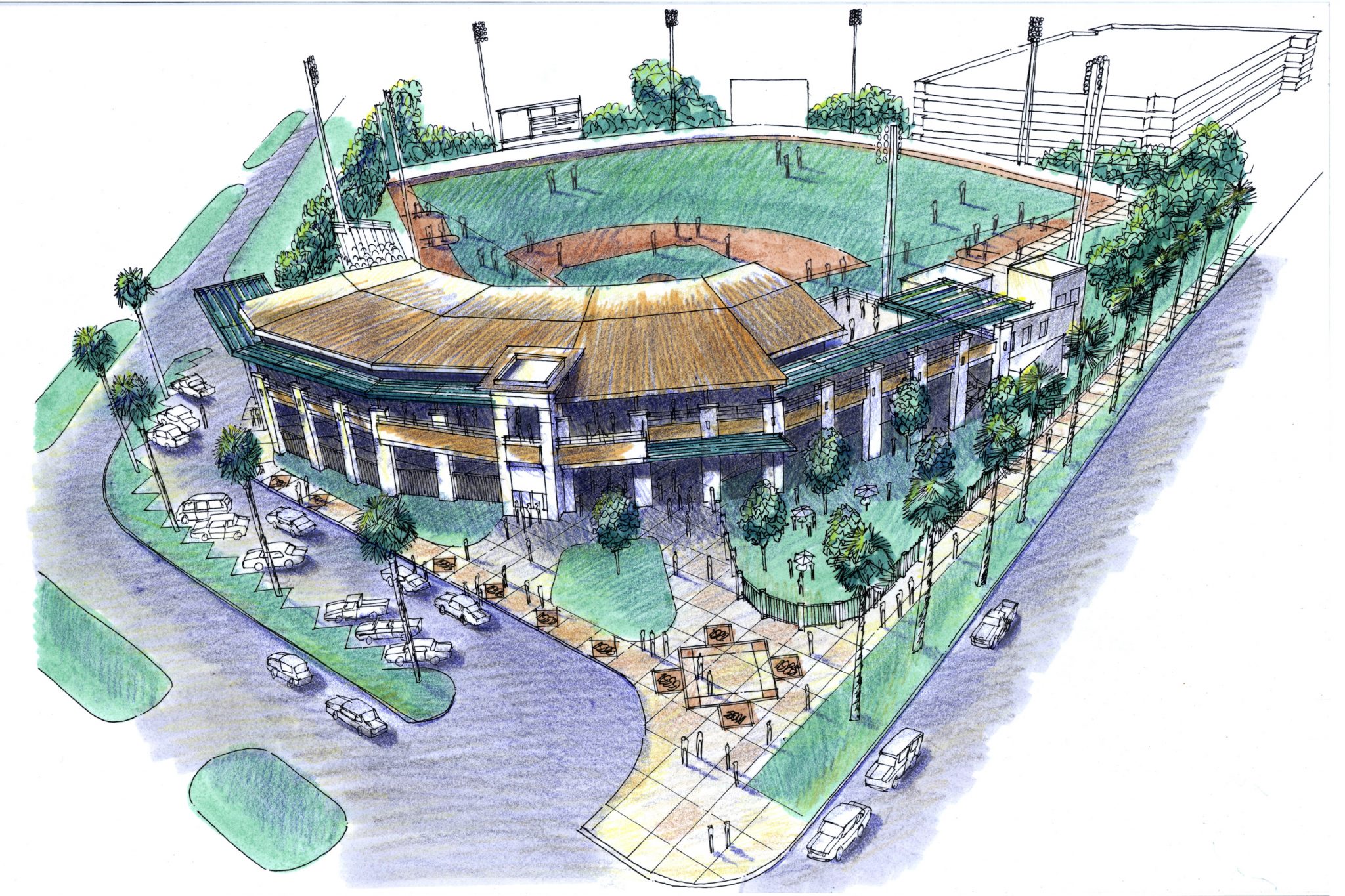 More than 15,000 SF was added to the stadium, home of the Miami Hurricanes, during renovation.