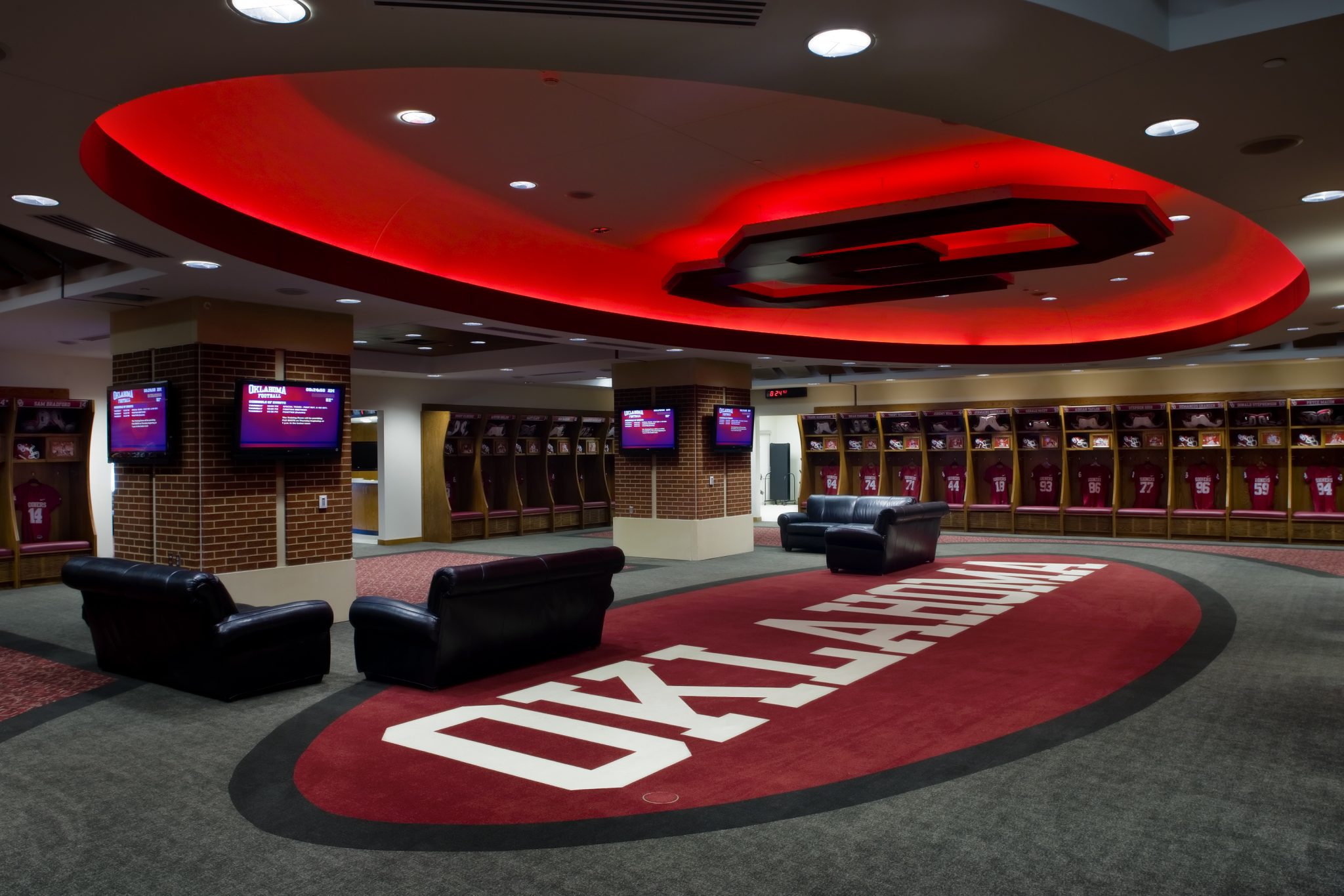 Important features include expanded locker rooms & coaches offices.