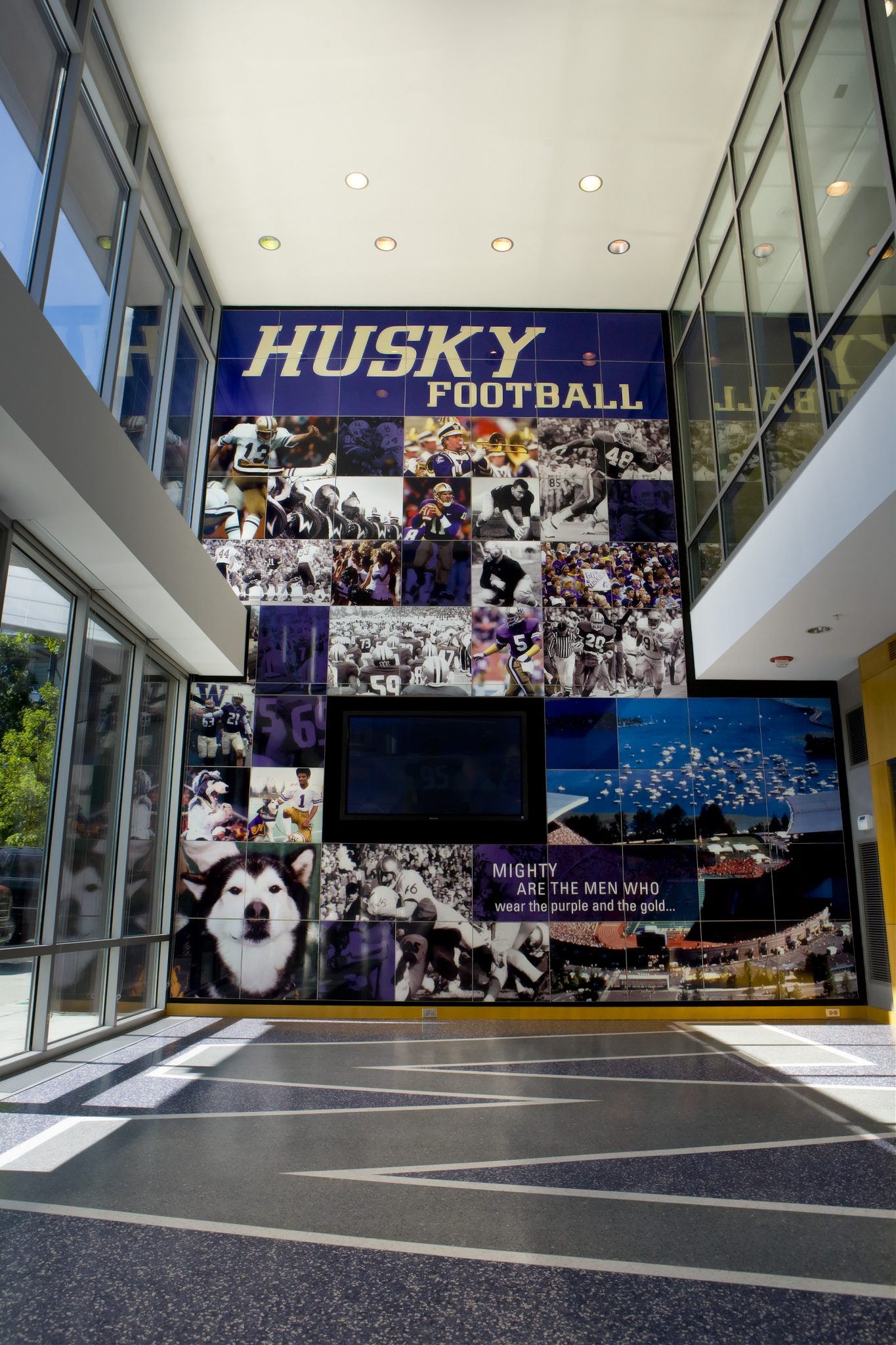 Legends Center highlights the heritage of the Husky football program.
