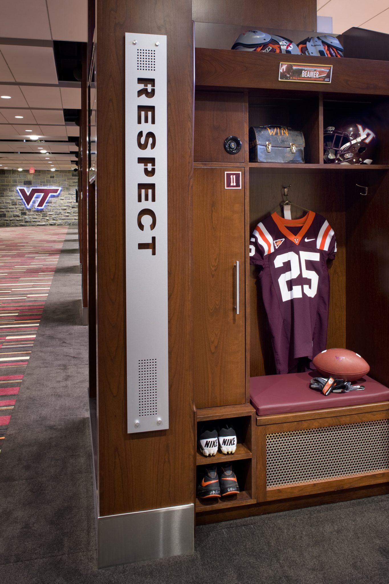 Adjacent to Lane Stadium, home of the Hokies, the facility opened in 2010