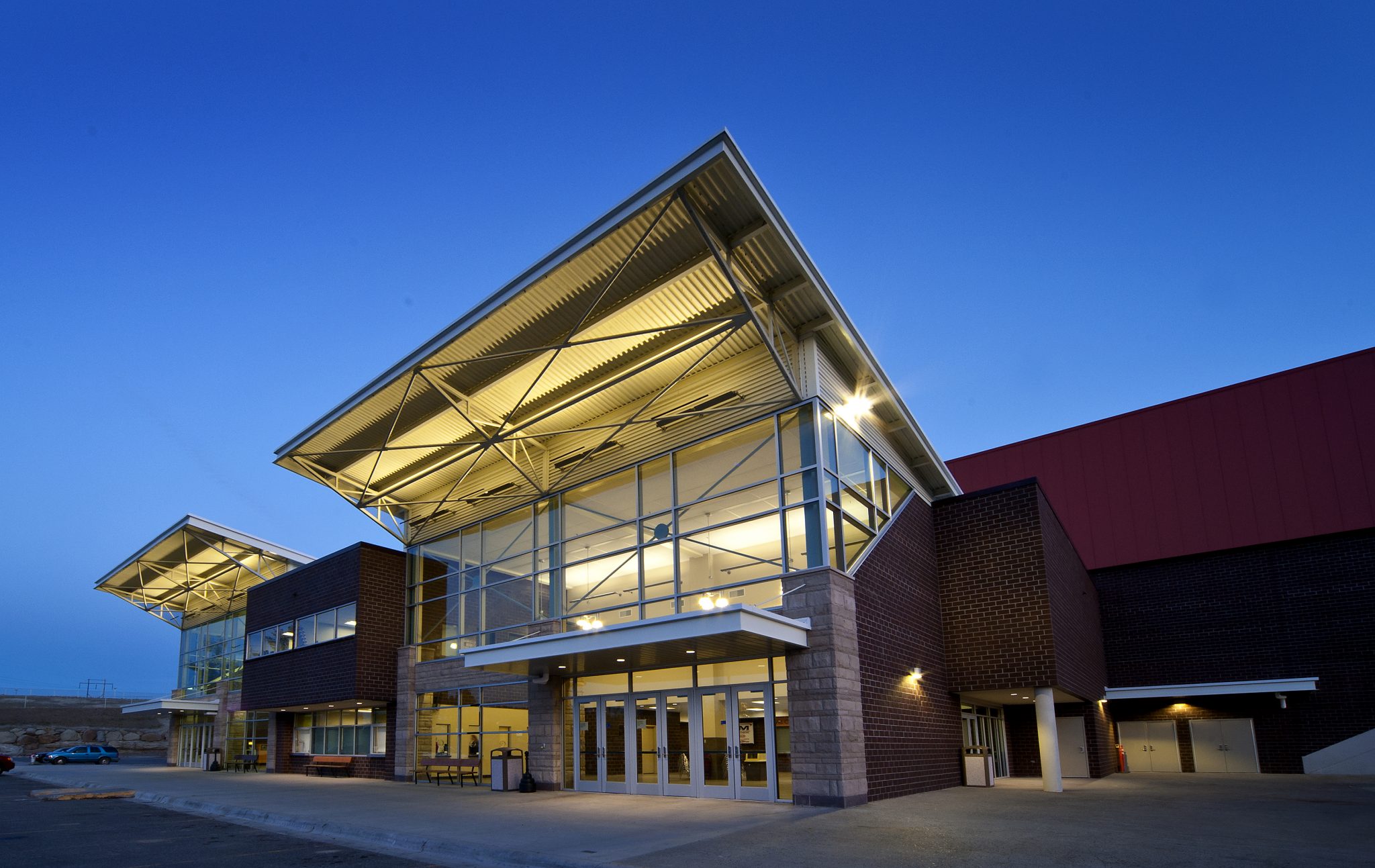 The MetraPark Arena, renovated by Populous in 2011, is a multi-purpose arena with a capacity audience of 12,000.