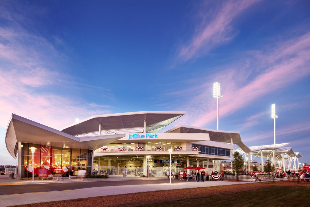 JetBlue Park, the spring training facility of the Boston Red Sox, is a home away from home.