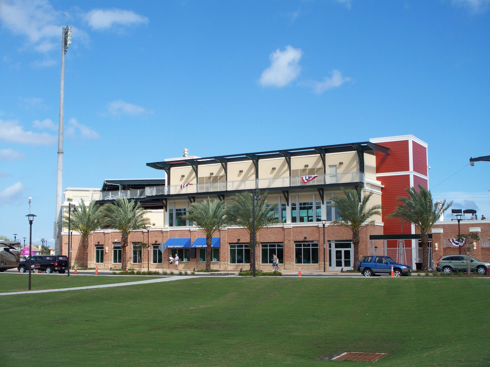 The exterior façade and architectural design details incorporate the historical elements of the contemporary Pensacola Downtown area.