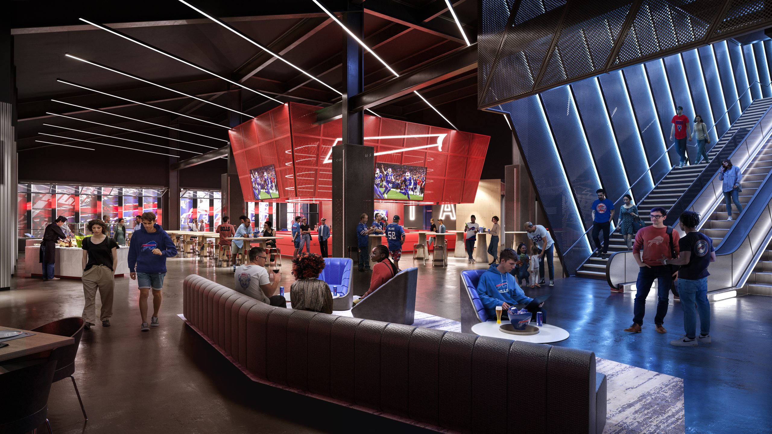 Populous and Buffalo Bills Release Renderings of Premium Spaces in New