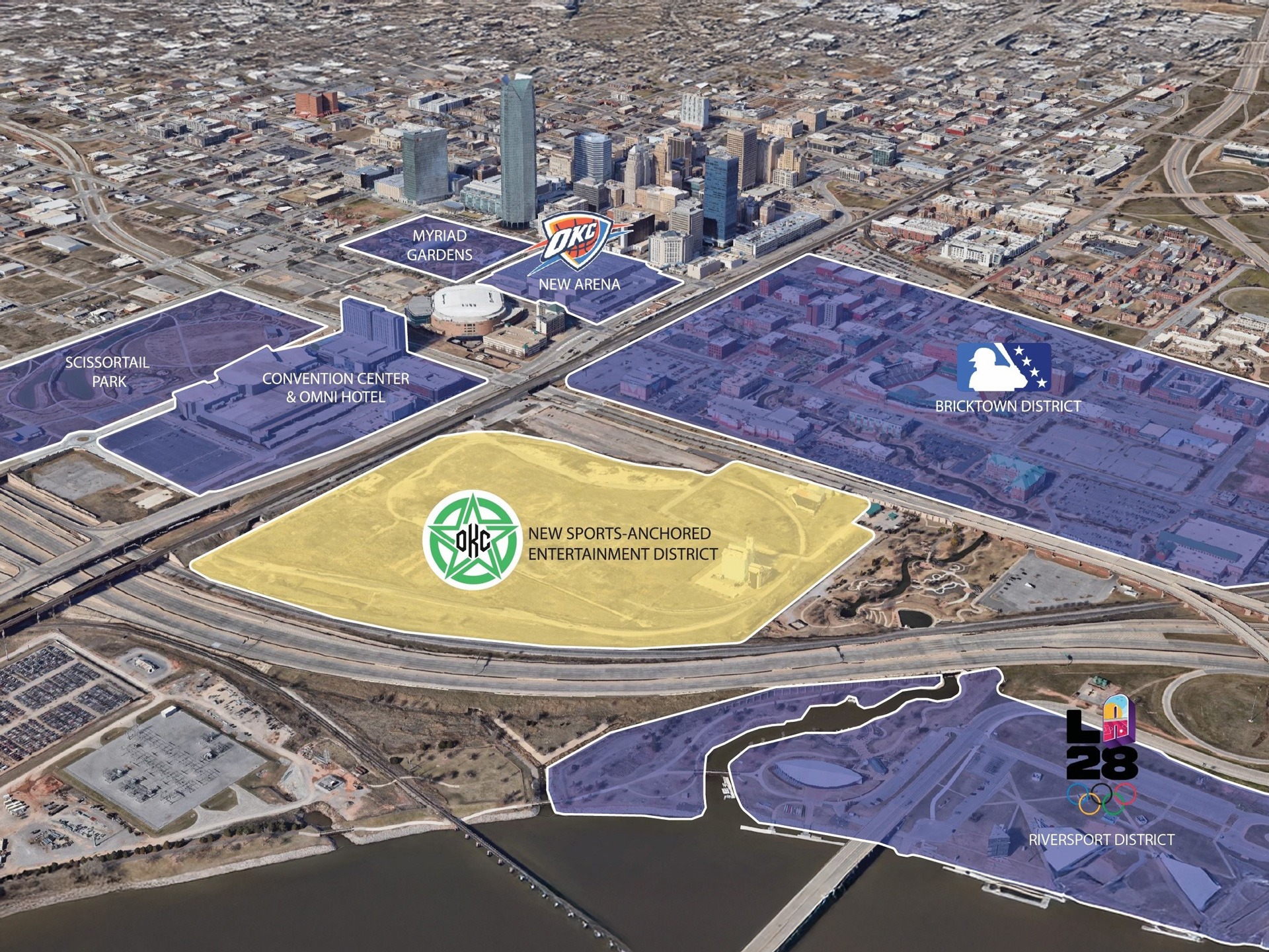 Populous Named as Master Architect for Oklahoma City's New Sports