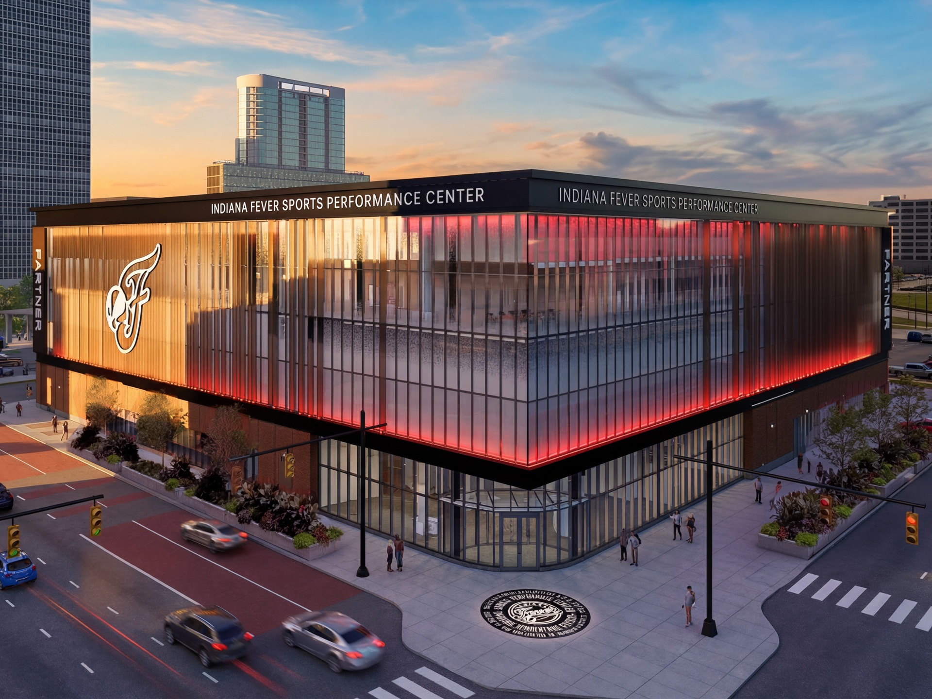 Hall Indiana Fever Indiana Fever Unveil First Look Inside $78M Populous-Designed Sports ...