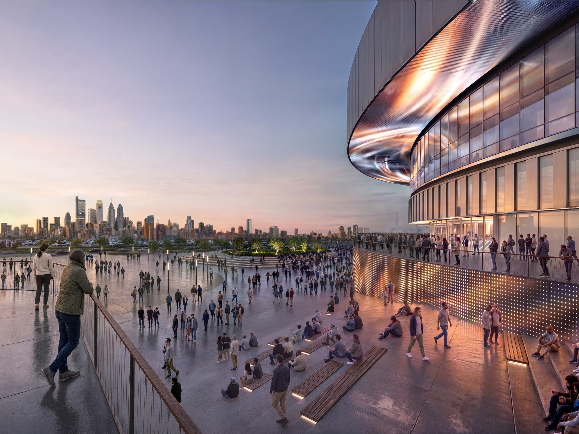 First exterior designs unveiled for new Philadelphia arena