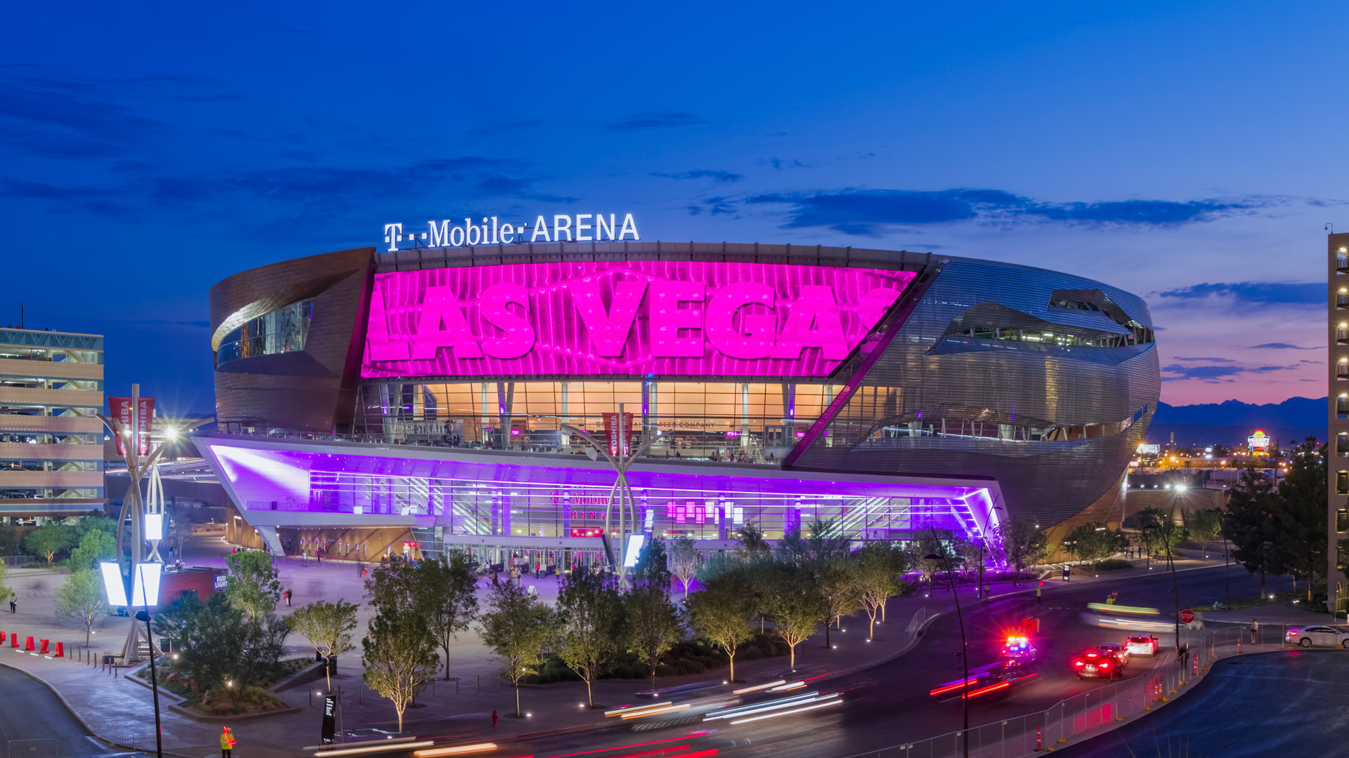 Exterior View of the T Mobile Arena in Las Vegas. Editorial Image - Image  of advertising, architecture: 146730870