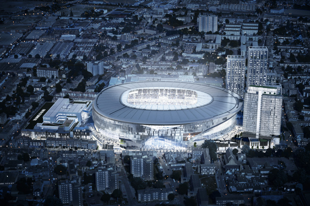 tottenham hotspur new stadium design