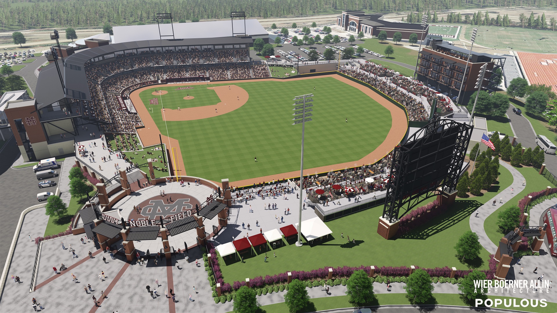 New Renderings and Video Debut for New Mississippi State University