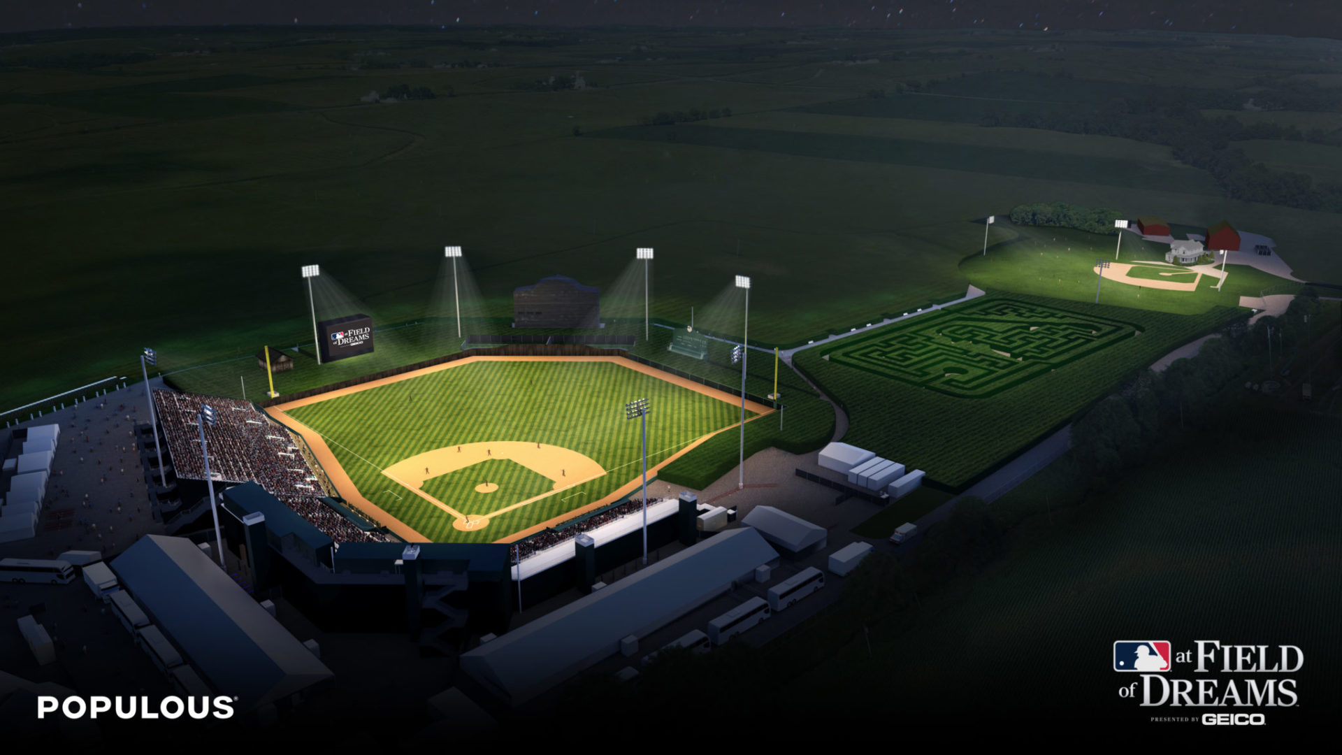 Populous-designed 'MLB at Field of Dreams' named BaseballParks.com